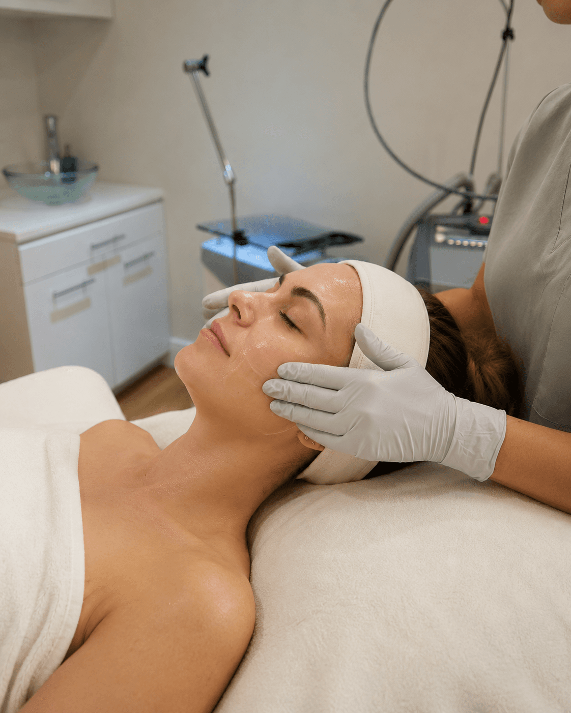 Relaxing facial treatment at Ardan spa